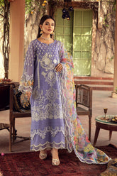 3-Pc Embroidered Unstitched Signature Eid Collection ED-07